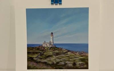 Mini Print Corsewall Lighthouse