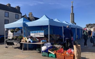 Trading at The Wigtown Market