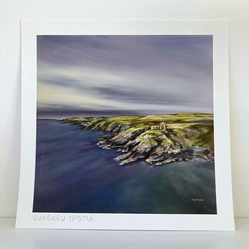 Midi Print Dunskey Castle