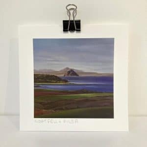 Mini Print Goatfell & Ailsa