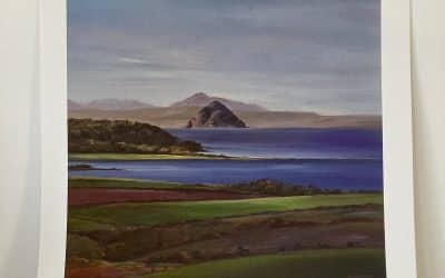 Midi Print Goatfell & Ailsa