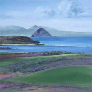 Original Framed Ailsa Craig & Arran