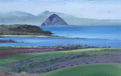 Original Framed Ailsa Craig & Arran