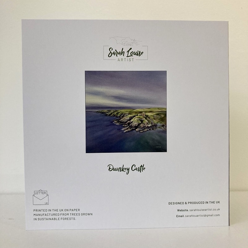 Greetings Card Dunskey Castle - Image 3