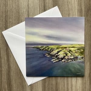 Greetings Card Dunskey Castle