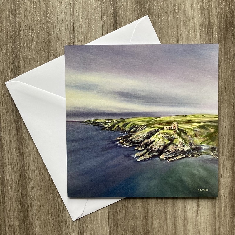 Greetings Card Dunskey Castle