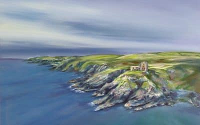 Original Unframed Dunskey Castle