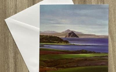 Greetings Card Goatfell & Ailsa