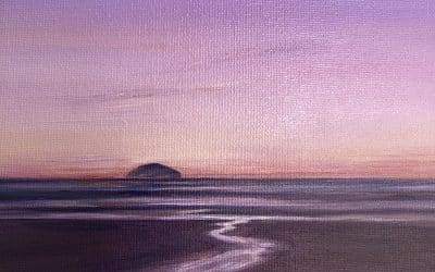 Original Framed Serene Ailsa Craig