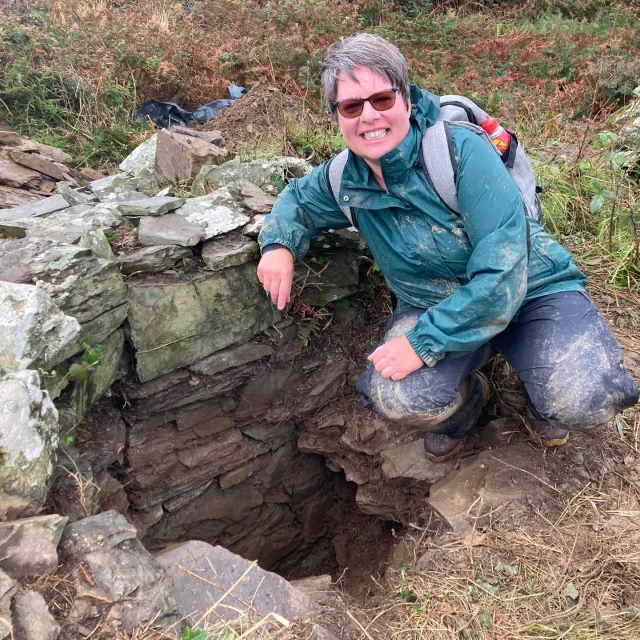 Exploring the Machars landscape this week in a completely different way, I’ve spent two wholesome days on an archaeological dig and loved it! Thankful for my waterproofs as it’s a muddy business but we’ve dug down 1.5m and found outer walls and a potential door frame of a medieval site, wow 🩶

#archaeology #medieval #castle #machars #wigtownshire